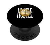 University Varsity-Gold Taste For The Hustle Yellow PopSockets Adhesive PopGrip
