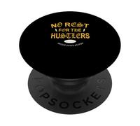 University Varsity-Gold The Hustle Never Sleeps Varsity-Gold PopSockets Adhesive PopGrip