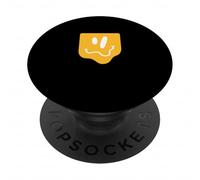 University Varsity-Gold Wavy-Block Face University Yellow PopSockets Adhesive PopGrip