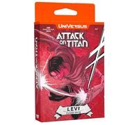Universus Attack on Titan: Battle for Humanity - Clash Deck Levi - Ready to Play Character Deck, Deck-Building Collectible Card Game, AOT Licensed