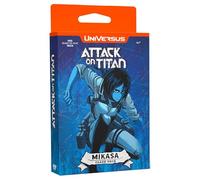 Universus Attack on Titan: Battle for Humanity - Clash Deck Mikasa - Ready to Play Character Deck, Deck-Building Collectible Card Game, AOT Licensed