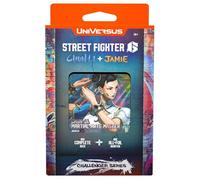 UniVersus: Street Fighter 6: Challenger Series - Chun-Li & Jamie - Deck Building Card Game, Ready to Play Character Deck, 6 Foil-Alt Art Booster Cards