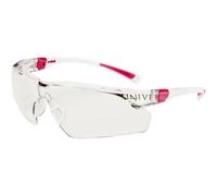 Univet 506UP Safety Glasses Anti-Fog UV Protection White Rose
