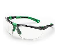 Univet 5X1.03.00.00 "5X1" Goggle with Clear Glass, Grey/Green