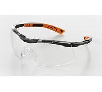 Univet 5X6 Sporty Design Wrap-around Safety Glasses With Clear Lens