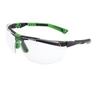 Univet 5X7-01-00 Safety Glasses Anti-Fog UV Protection Black/Orange