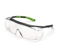 Univet 5X7.03.11.00 "5X7" Goggles with Clear Glass, Dark Grey/Green