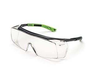 Univet 5X7.03.11.00 "5X7" Goggles with Clear Glass, Dark Grey/Green