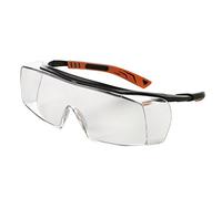 Univet 5X7 Over Specs Safety Glasses Anti Scratch CLear Lens