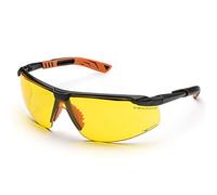 Univet 5X8.03.00.03 "5X8" Goggle with Yellow Glass, Black/Orange