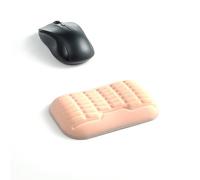 UnivoColors Ergonomic Wrist Rest,Latest 3.0 Wave Curve Design,High-Resilience Memory Foam Non-Slip Base,Reduces Wrist Fatigue,Ideal for Office Gaming & Long Hours of Use(Flesh Pink)
