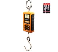 UNIWEIGH Digital Luggage Scale,Mini Crane Scale 300kg/660lb,Postal Hanging Scale with LCD Display,Portable Handheld and Large Hook,Deer Scale with Hold &Tare Function for Garage Farms Hunting Fishing