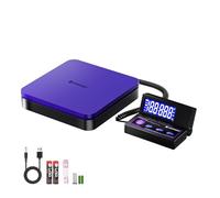 UNIWEIGH Digital Parcel scale 110lbs/0.1oz Accurate,Postal Scales with 5 Units/LCD/Tare/Hold Function,Auto-Off,Postage Scale for Packages Small Business/Mail Scale,Includes Battery & USB Power