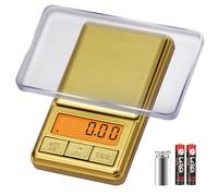 UNIWEIGH Digital Pocket Scale 300g/0.01g Hign Precision,Mini Gram Scales for Food/Reloading/Powders/Coffee/Jewelry Scale,Small Kitchen Scales with Backlit LCD,Tare Function,6 Units and Batteries