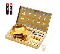 UNIWEIGH High Precision Milligram Scale,50g/001g Digital Jewelry Gold Mini Scale with Tare&6 Unit,Micro Gram Mg Scale for Weighing Powders,Medicine,Gem,Reloading,Cal Weight,Tweezer and Tray