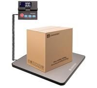 UNIWEIGH Shipping Postal Scale,440lb/10g Accuracy Commercial Weight Scale with Durable Stainless Steel Large Platform,Heavy Duty Postage Scale for Package,Luggage,Mail,Warehouse,Small Business,Home