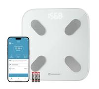 UNIWEIGH Smart Scale for Body Weight,Bathroom Weighing Scales with Digital Large Display,Bluetooth Body Fat Scale Composition Monitors with App,Analyzer for BMI,Body Fat, Muscle Mass,Protein,Max 400lb
