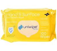 Uniwipe Clinical Sanitising Wipes, 22 cm -16.5 cm, Pack of 100