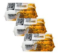 Uniwipe Ultragrime Pro Anti-Bac Wipes 3 X 100 Packs