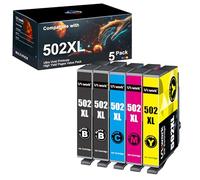 Uniwork 502XL Ink Cartridge Compatible for Epson 502 XL for Epson Workforce WF-2860 WF-2860DWF WF-2865DWF Expression Home XP-5105 XP5100