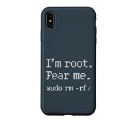 UNIX Command Sudo Stuff for Programmer Coder Developer Linux Case for iPhone XS Max