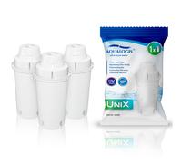 UniX Water Filter Cartridges Compatible with Brita Classic S123 (3 Pack)
