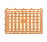 UNK Protector Wrap for Saplings Mature Trees - Breathable Mesh PVC Plant Guard with Ventilation Holes Stackable Expandable 14.57 X 9.84 Inches B(Brown)