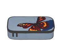 Unkhtt Beautiful Butterflies Print Student Pencil Case 8.3 X 2 X 3.7in Pencil Pouch School Office Travel Pen Bag