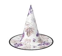 Unkhtt Beautiful Grape Leaves Print Adults Festive Hat Carnival Party Cosplay Costume Comfortable Cap For Headwear