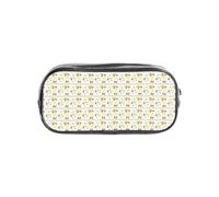 Unkhtt Bee Flying Print Clear Pencil Case for Kids Students Boys Girls Transparent Stationery Organizer