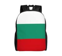 Unkhtt Bulgarian Flag Print Stylish Unisex Large Capacity Backpack For Work Travel Camping Outdoor Adventures