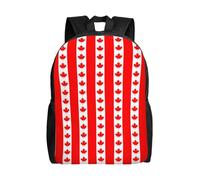 Unkhtt Canadian Flag Print Stylish Unisex Large Capacity Backpack For Work Travel Camping Outdoor Adventures