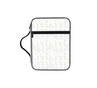 Unkhtt Colorful Hand Drawn Art with Boho Style Arrows Print Bible Storage Bag Scripture Holder Waterproof Cover Travel Church Everyday Storage
