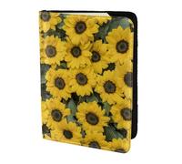 Unkhtt Cute Sunflower Print 5.5in Passport Travel Document Wallet Case for Men and Women Compact and Secure