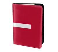 Unkhtt Danish Flag Print 5.5in Passport Travel Document Wallet Case for Men and Women Compact and Secure