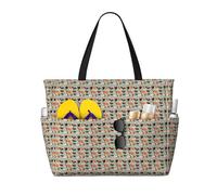 Unkhtt Delicious sushi 1 Print Comfortable Travel Bag Beach Tote Summer Vacation Picnic Camping Stylish Accessory
