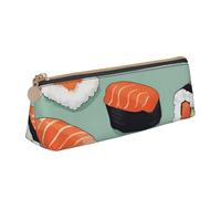 Unkhtt Delicious Sushi 1 Print Pencil Case Large Capacity Triangle Pouch for Pens Cases Student and School College