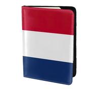 Unkhtt Dutch Flag Print 5.5in Passport Travel Document Wallet Case for Men and Women Compact and Secure