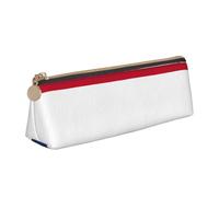 Unkhtt Dutch Flag Print Pencil Case Large Capacity Triangle Pouch for Pens Cases Student and School College