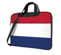 Unkhtt Dutch Flag Print Stylish Laptop Bag Portable Single-Shoulder Case For Briefcase For Work Travel