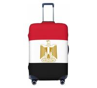 Unkhtt Egyptian Flag Print Suitcase Cover Stretchable Luggage Protector for Hard Soft Shell Suitcases Travel