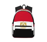 Unkhtt Egyptian Flag Print Unisex Lightweight Casual Backpack Travel Hiking Commuting Daily Use Sports Gym