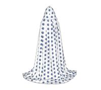 Unkhtt Evil Eyes Print Hooded Cloak Men Women Teens Kids For Carnival Costume Parties Halloween Cosplay
