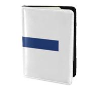 Unkhtt Finnish Flag Print 5.5in Passport Travel Document Wallet Case for Men and Women Compact and Secure