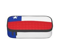 Unkhtt Flag of Chile Print Student Pencil Case 8.3 X 2 X 3.7in Pencil Pouch School Office Travel Pen Bag