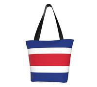 Unkhtt Flag of Costa Rica Print Multi-Scene Shoulder Bag Beach Tote Versatile Carry Hiking Shopping Holiday Wear