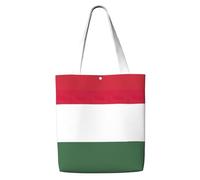 Unkhtt Flag Of Hungary Print Carryall Shoulder Bag Large Capacity Reusable Grocery Tote Bags Travel Lightweight