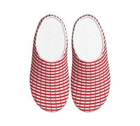 Unkhtt Flag of Lebanon Print Adult Slippers Soft Anti-Pilling Flannel Indoor House Non-Slip Sole Home Travel