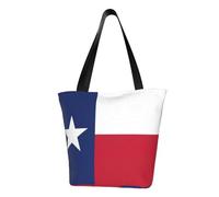 Unkhtt Flag of Texas Print Multi-Scene Shoulder Bag Beach Tote Versatile Carry Hiking Shopping Holiday Wear