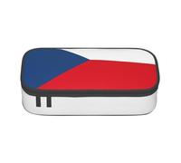 Unkhtt Flag of The Czech Republic Print Student Pencil Case 8.3 X 2 X 3.7in Pencil Pouch School Office Travel Pen Bag